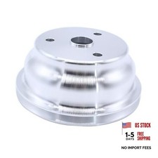 Billet Aluminum Long Water Pump Lwp Compatible For Chevy 1 Groove Crank Pulley Billet Aluminum Long Water Pump Lwp Compatible For Chevy 1 Groove Crank Pulley