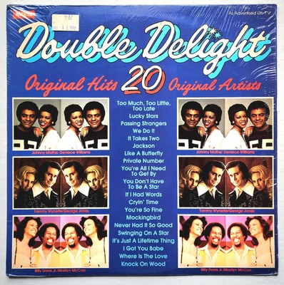 VARIOUS - DOUBLE DELIGHT LP 1979 (WARWICK RECORDS) RED VINYL ORIGINAL ARTISTS