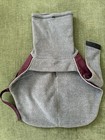 Voyagers K9 Apparel Rat Terrier Maroon/grey Winter Coat Funnel Neck Size XL — photo 4
