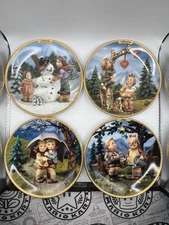 Hummel Seasons Of Joy Collector's Plate, Bradford Exchange 1999. A Set Of 8 