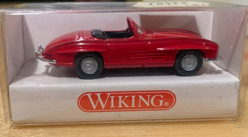 Raro Wiking HO 1/87 #8340220 Rojo Mercedes Benz 300 SL Cabrio Roadster Nuevo en Caja | Zustand: New