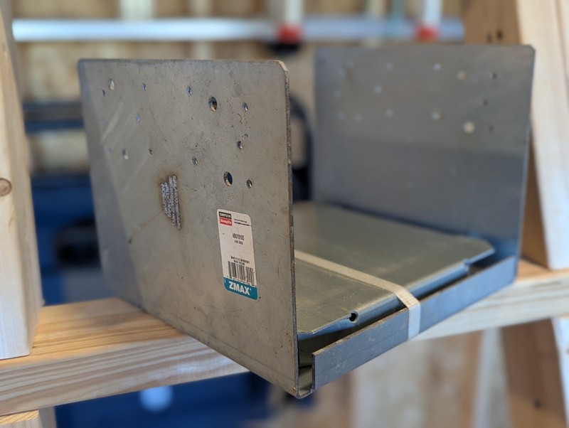 Simpson ABU1010Z Adjustable Post Base for 10x10 Lumber...brand new