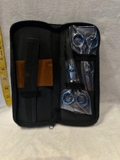 Haircutting Kit 2 Scissors Comb And Case New With Out Tags NWOT
