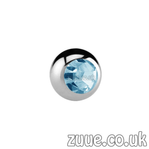 BARRE TRAGUS LABRET 7mm x 1,6mm con una vasta scelta di colori sfere gemmed labbro - Foto 15 di 24
