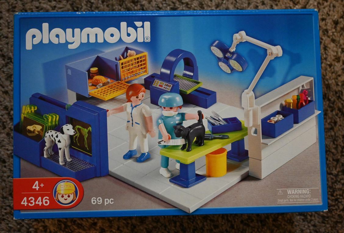 PLAYMOBIL 4346 VET OPERATING ROOM with CAT DOGS TURTLE - NEW | eBay