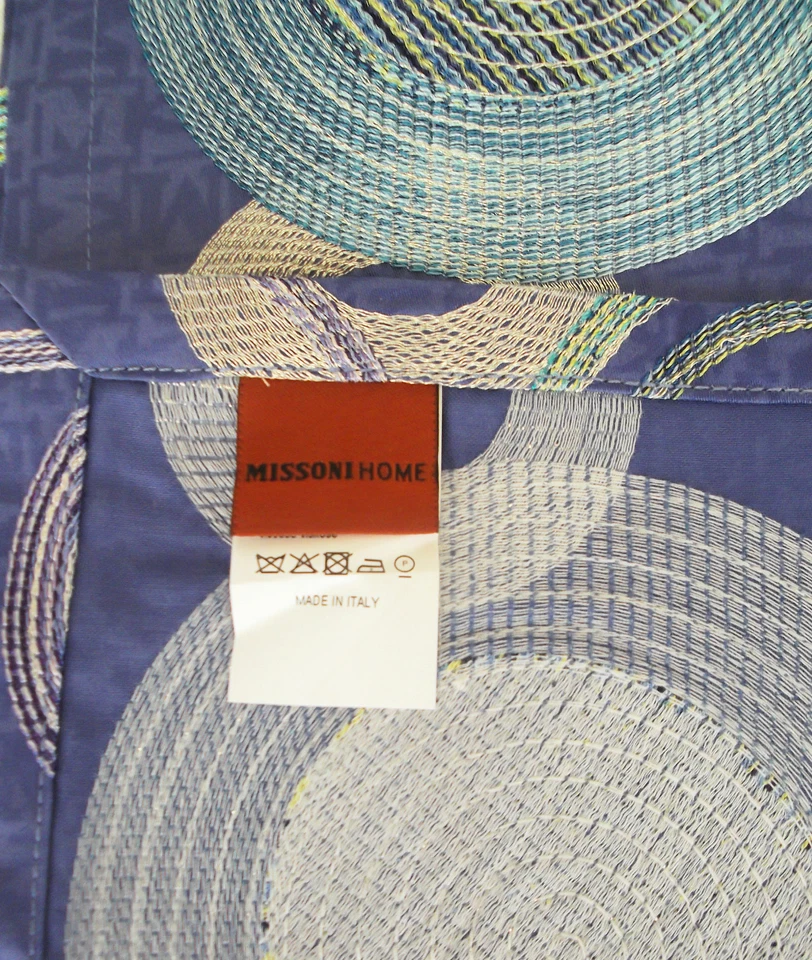 MISSONI  HOME RUNNER CENTROTAVOLA COTONE FILIGRANA RICAMATO 45x140cm DISKY T50 - Immagine 3 di 4