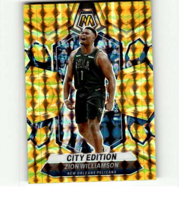2023-24 Panini Mosaic Mosaic Reactive Yellow #271 Zion Williamson