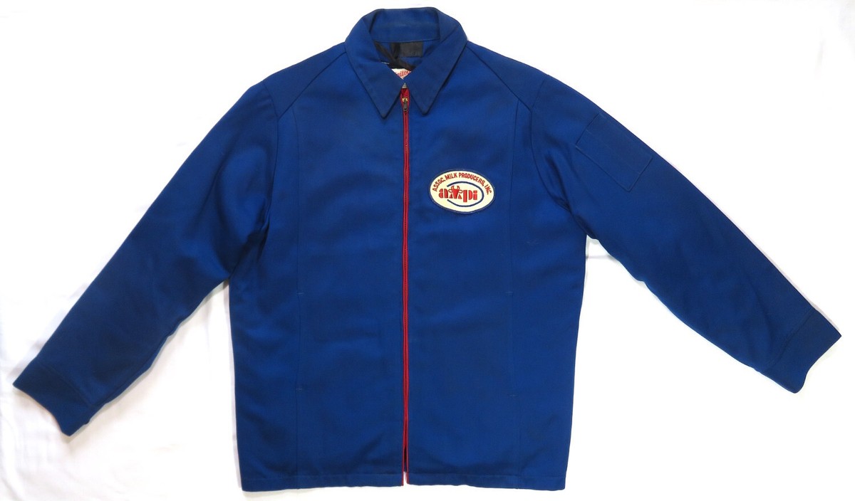 1960's Vintage Workwear Jacket Milk Delivery Warehouse Worker