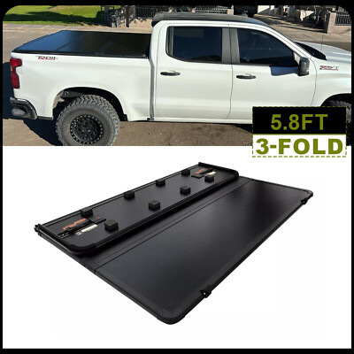#ad 5.8FT Hard Tonneau Cover Truck Bed For 2007 2023 Chevy Silverado GMC Sierra 1500 $284.00