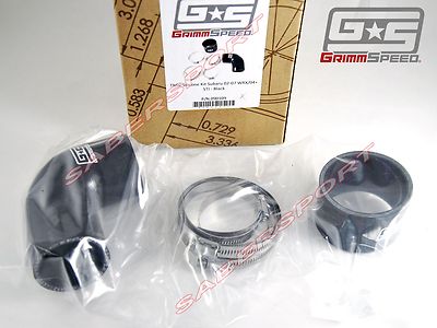GrimmSpeed Black Top Mount Intercooler Silicone Coupler for 2004-2021 Subaru STI