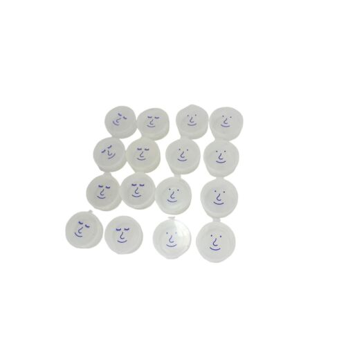 16 couvercle en plastique petit organisateur baignoires perles artisanat visage souriant 66569 - Photo 1 sur 4