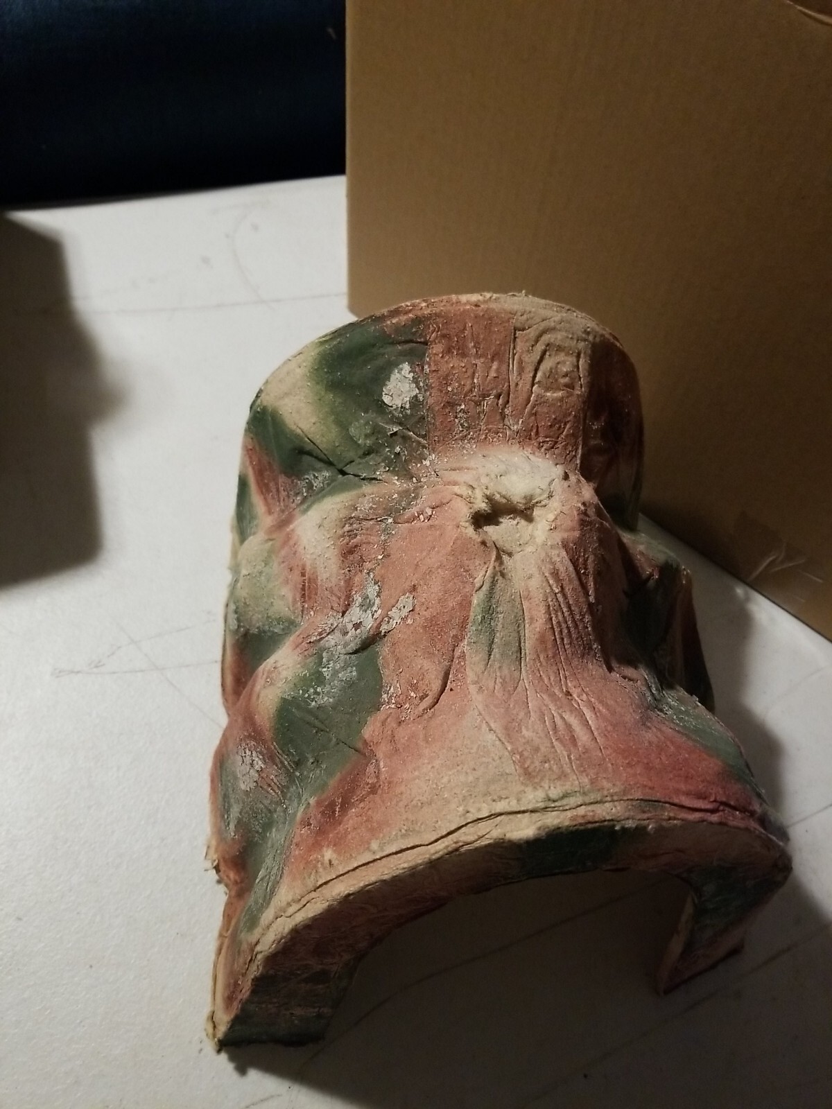 Vintage Paper Mache Model Train Railroad Mountain Tunnel 9" Long, 6.75