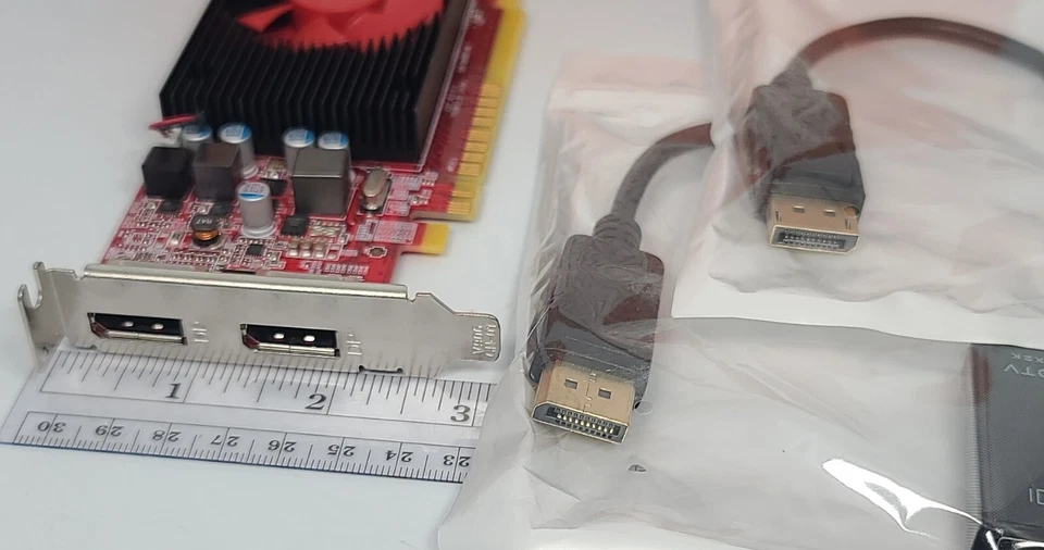 Tarjeta de gráficos HP AMD Radeon R7 430 2 GB GDDR5 adaptadores DisplayPort dual a HDMI Foto 2 de 4