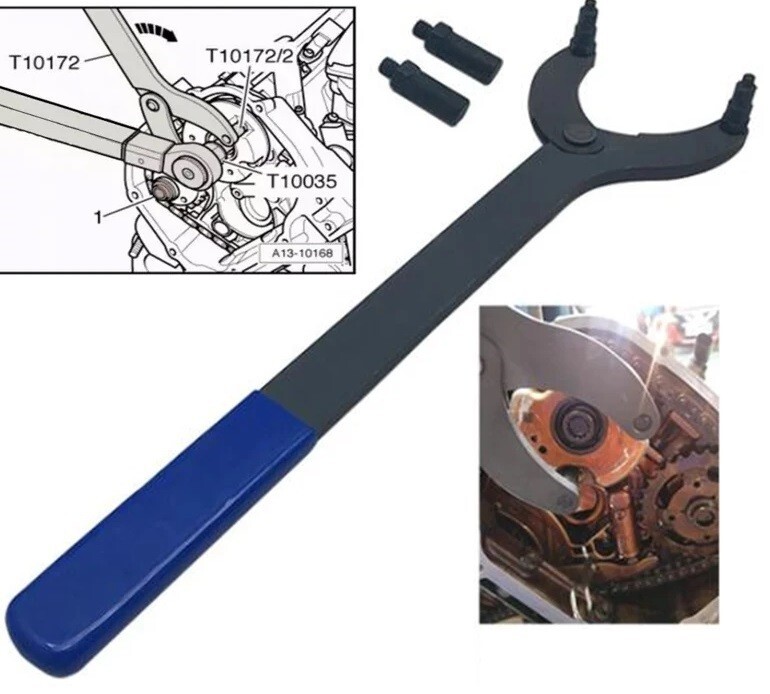 Timing Locking Sprocket Wrench Pulley Holder Tool Belt VW VAG 3036