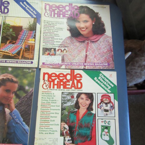 Lot of 14 vintage Needle & Thread magazines 1982-1987 - Picture 4 of 9