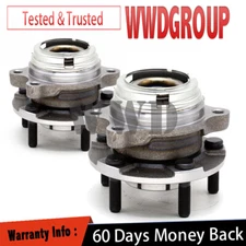 2x Front Wheel Hub Bearing For INFINITI Q50 Q60 Q70 G37 QX50 QX70 M35 M37 AWD