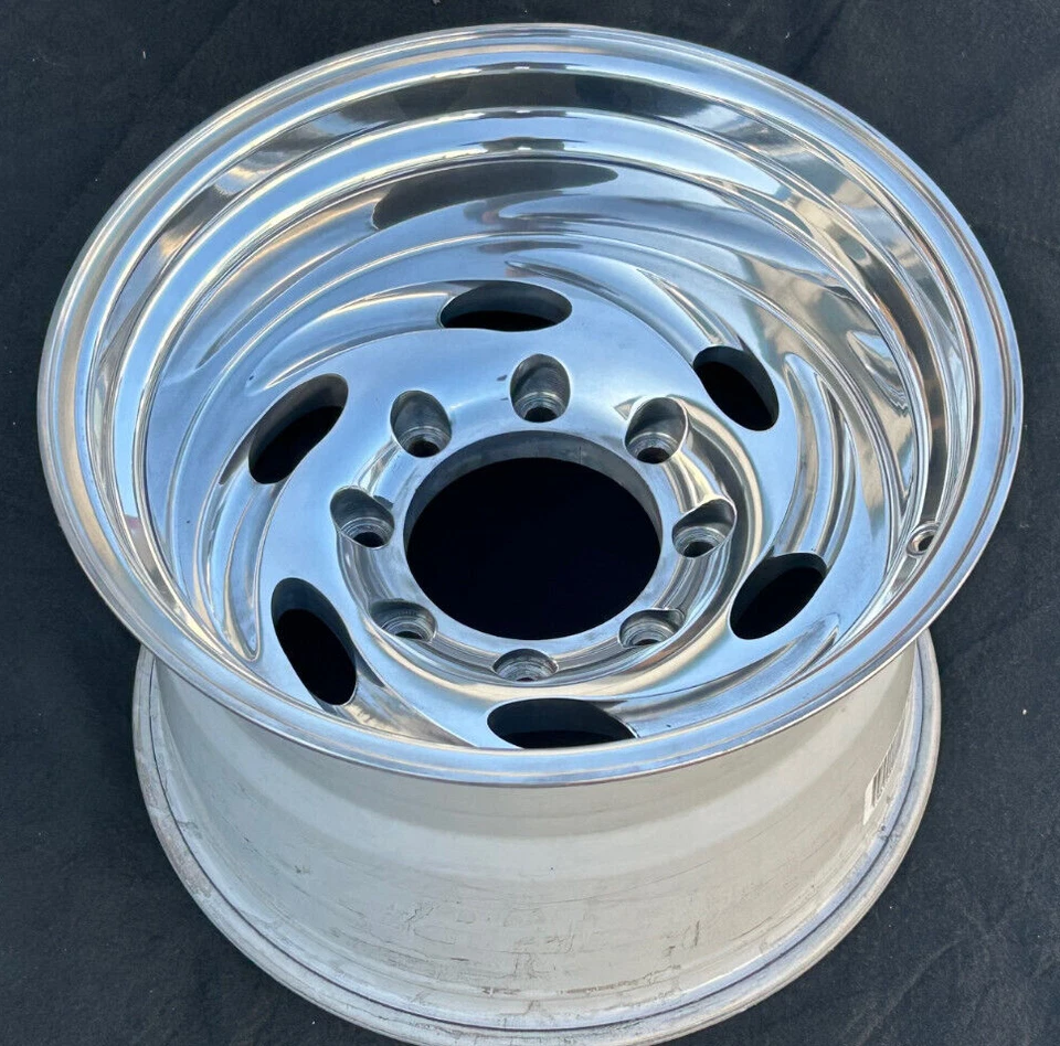 (1) 16" EAGLE 143 POLISHED WHEEL 16x10 RIM 99-04 FORD F250 F350 EXCURSION 8x170 - Image 3 of 4