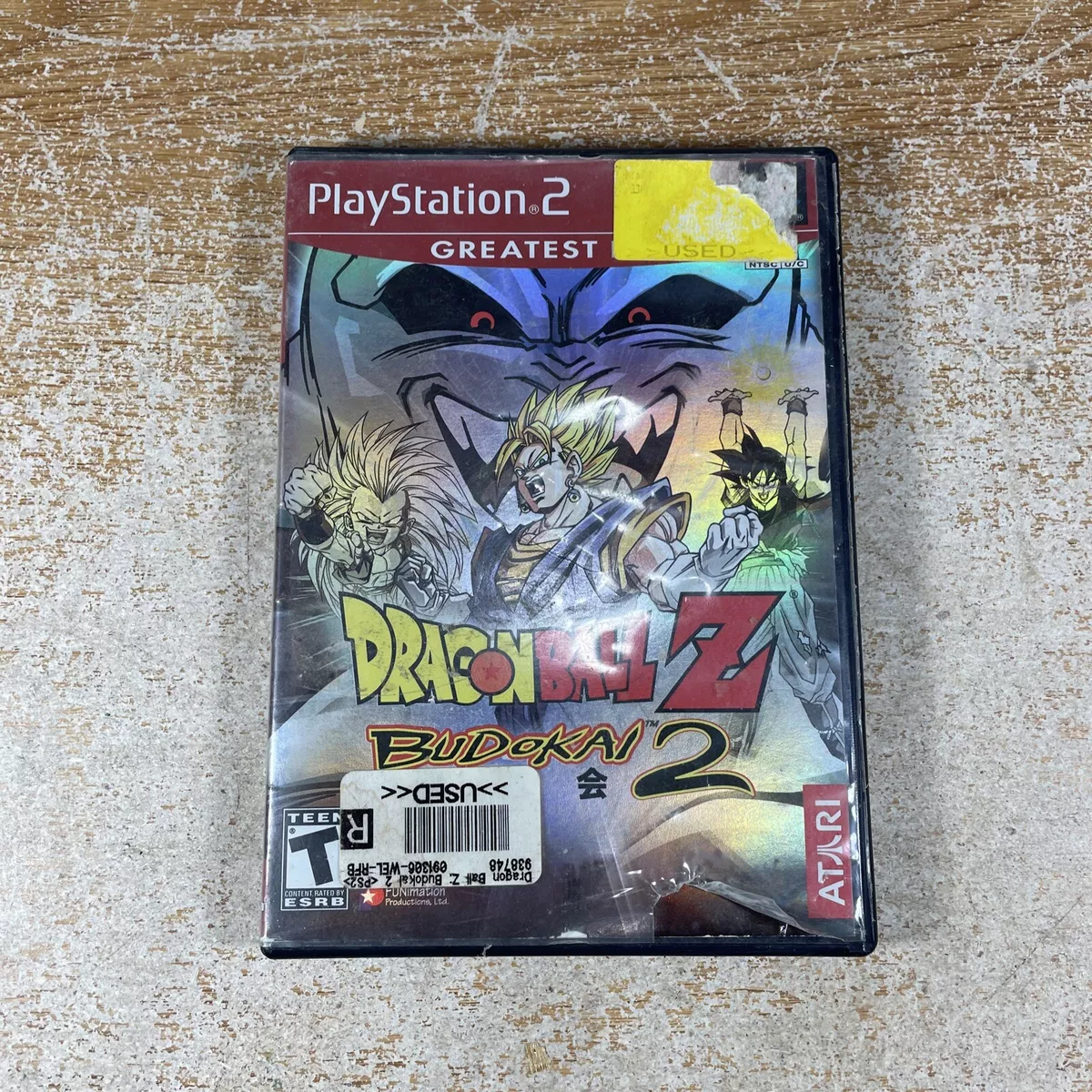 Dragon Ball Z: Budokai 2 PS2 Front cover