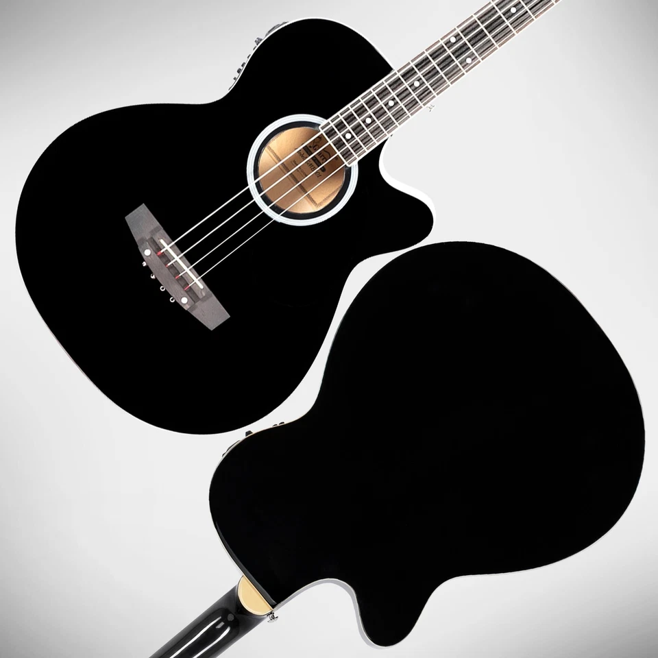 🎸FREE SHIPPING!🎸Acoustic-Electric Bass Guitar +Soft Case +Strap +Picks +Cable! - Image 4 of 4