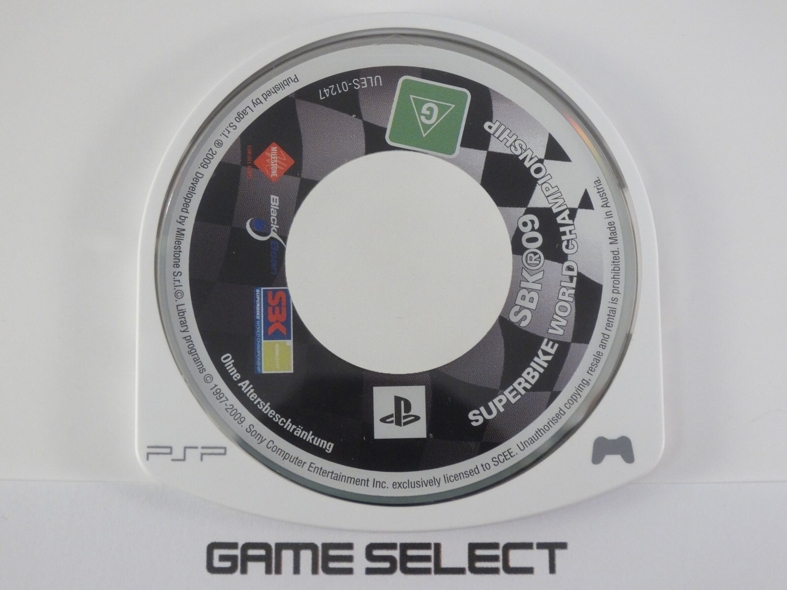 SBK 09 Superbike WORLD CHAMPIONSHIP 2009 sony Psp pal Eur - - Original