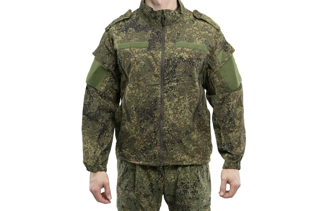 БАРС VKBO BARS社製 ロシア装備 Russian Army Original VKBO LV4 Camo Soft Shell Top Three Defense
