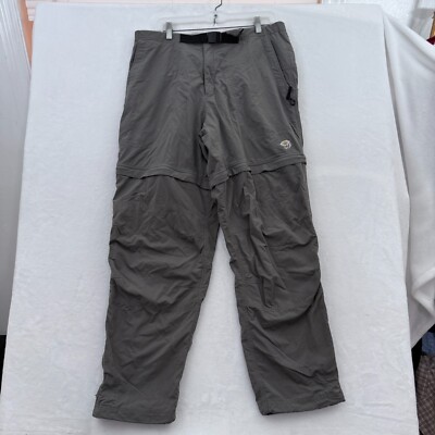 Mountain Hardwear Cargo Pants Men L 32x30 Gray Convertible