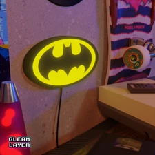 Batman Led Retro Wall Lightbox RGB Light Sign