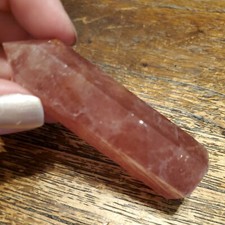 Strawberry Quartz Crystal Tower Point 2.97in, 66g