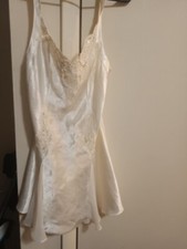 Victoria Secret Vintage Bridal Slip Dress Gold Tag