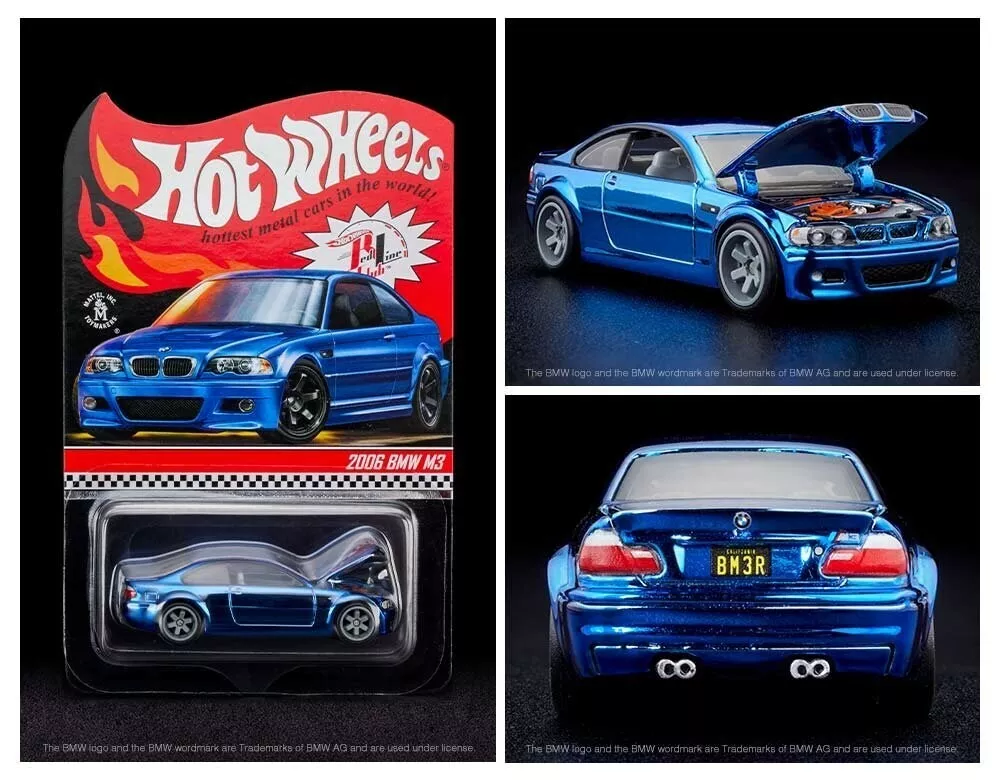 2022 Hot Wheels RLC HWC 2006 BMW M3 blue chip beast limited collector Exclusive 2022 Hot Wheels RLC HWC 2006 BMW M3 blue chip beast limited collector Exclusive