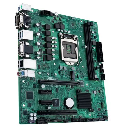 ASUS Intel 10/11th-gen CPU (LGA1200) Z590 microATX Motherboard Pro H510M-C/CSM - Bild 3 von 4