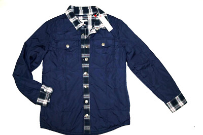 ESPRIT Jungen Übergangsjacke  Jacke  Gr. 164 blau Flanellfutter 69,99 NEU