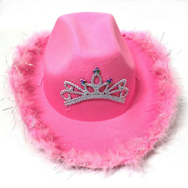 Pink Fluffy Cowboy Hat's Code & Price - RblxTrade