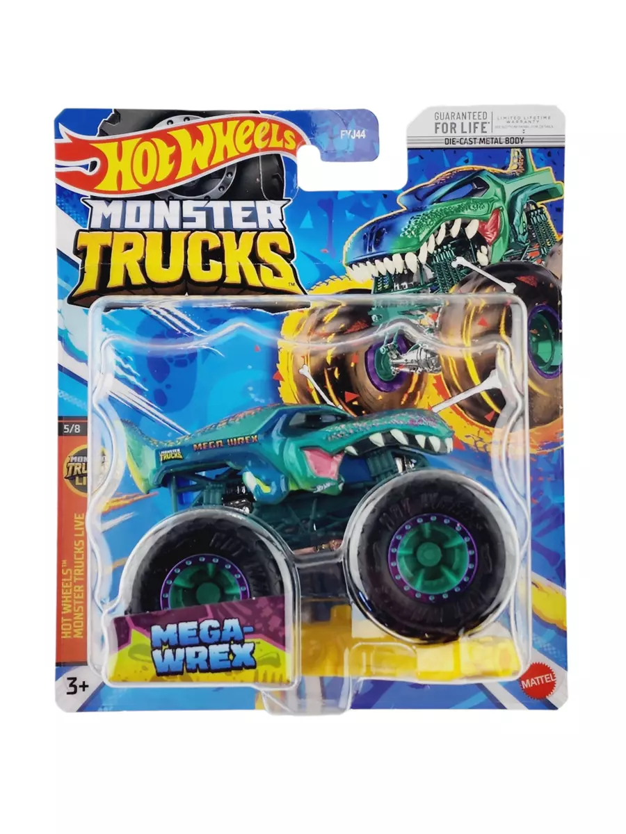 Hot Wheels Cars & Vehicles, Monster Trucks MEGA-Wrex Vehicle - Kids