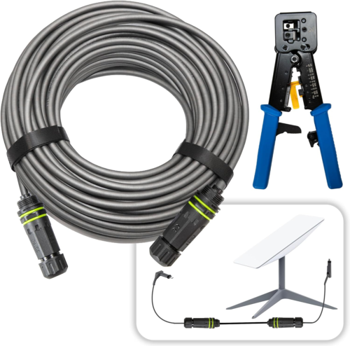 Starlink Cable Extension & Repair Kit, Extension to 150Ft, Starlink - Picture 1 of 9