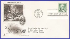 USA5 #1059A ADDR ARTCRAFT FDC   Paul Revere