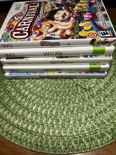 Nintendo Wii 5 Games LOT! TESTED!! WORKS!!!