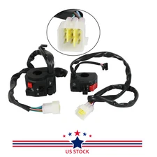 Motorcycle 7/8" Handlebar Horn Button Turn Signal Fog Light Controller Switch