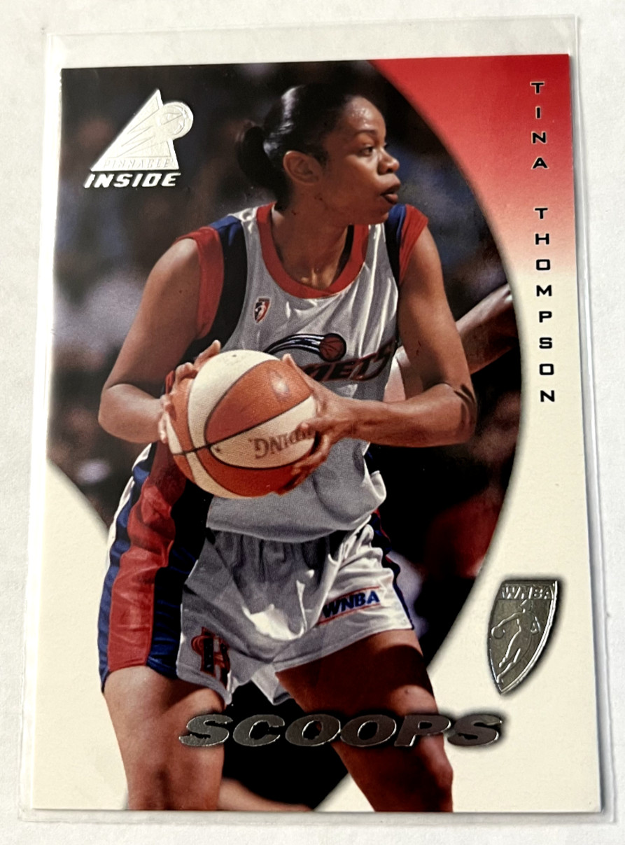 1997 WNBA Pinnacle Inside Singles Rookie Card #70 Tina Thompson Houston Comets