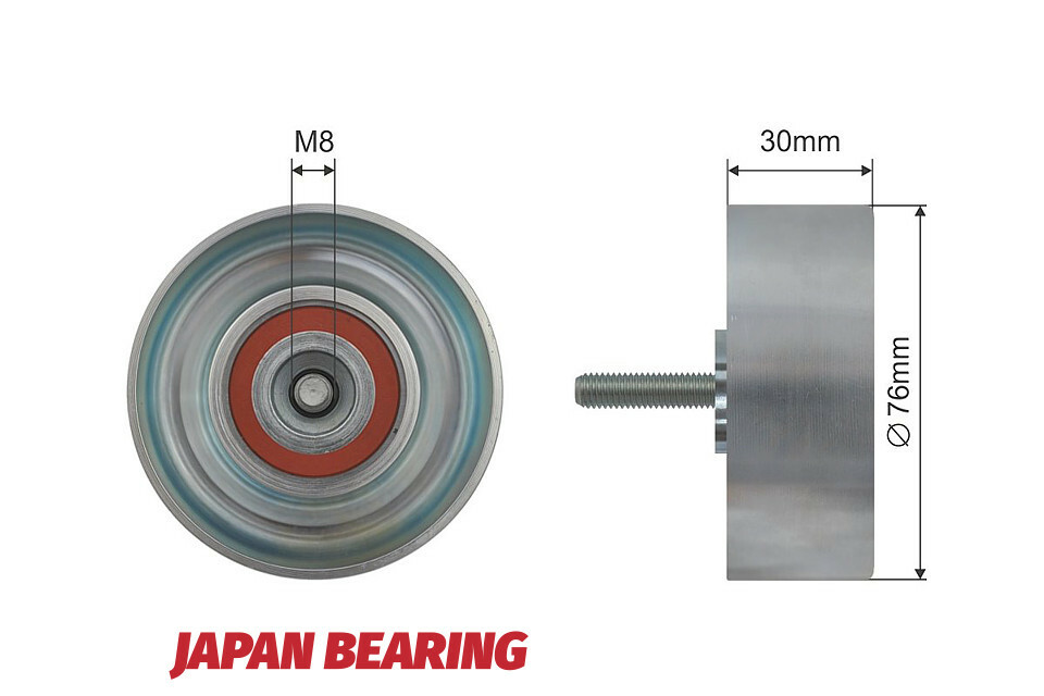 Belt tensioner tension arm tension roller for Ford Fiesta V Maverick Mondeo III