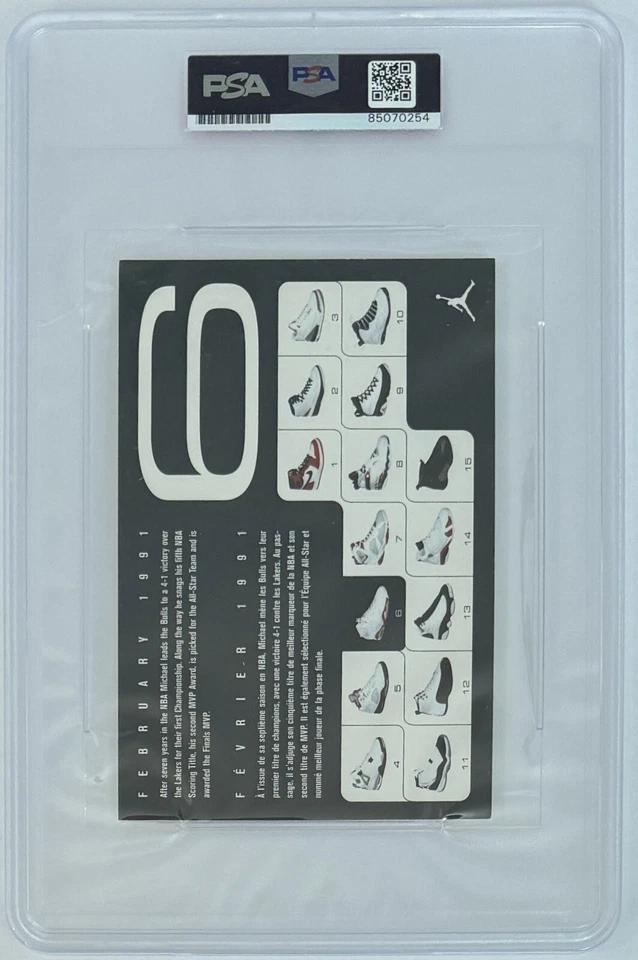 PHIL KNIGHT NIKE CEO SIGNED MICHAEL AIR JORDAN 6 SHOE CARD PSA DNA COA AUTOGRAPH - Image 3 of 3
