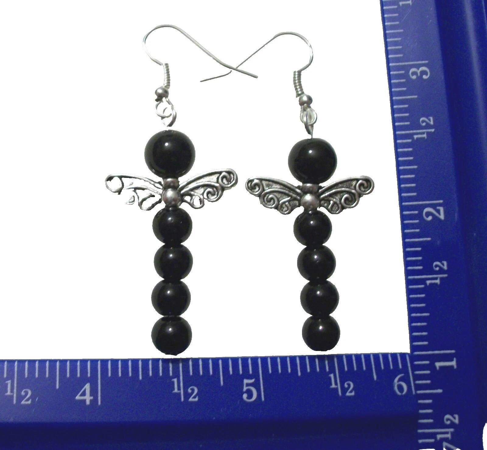 Plastic Tibetan Silver Fashion Earrings