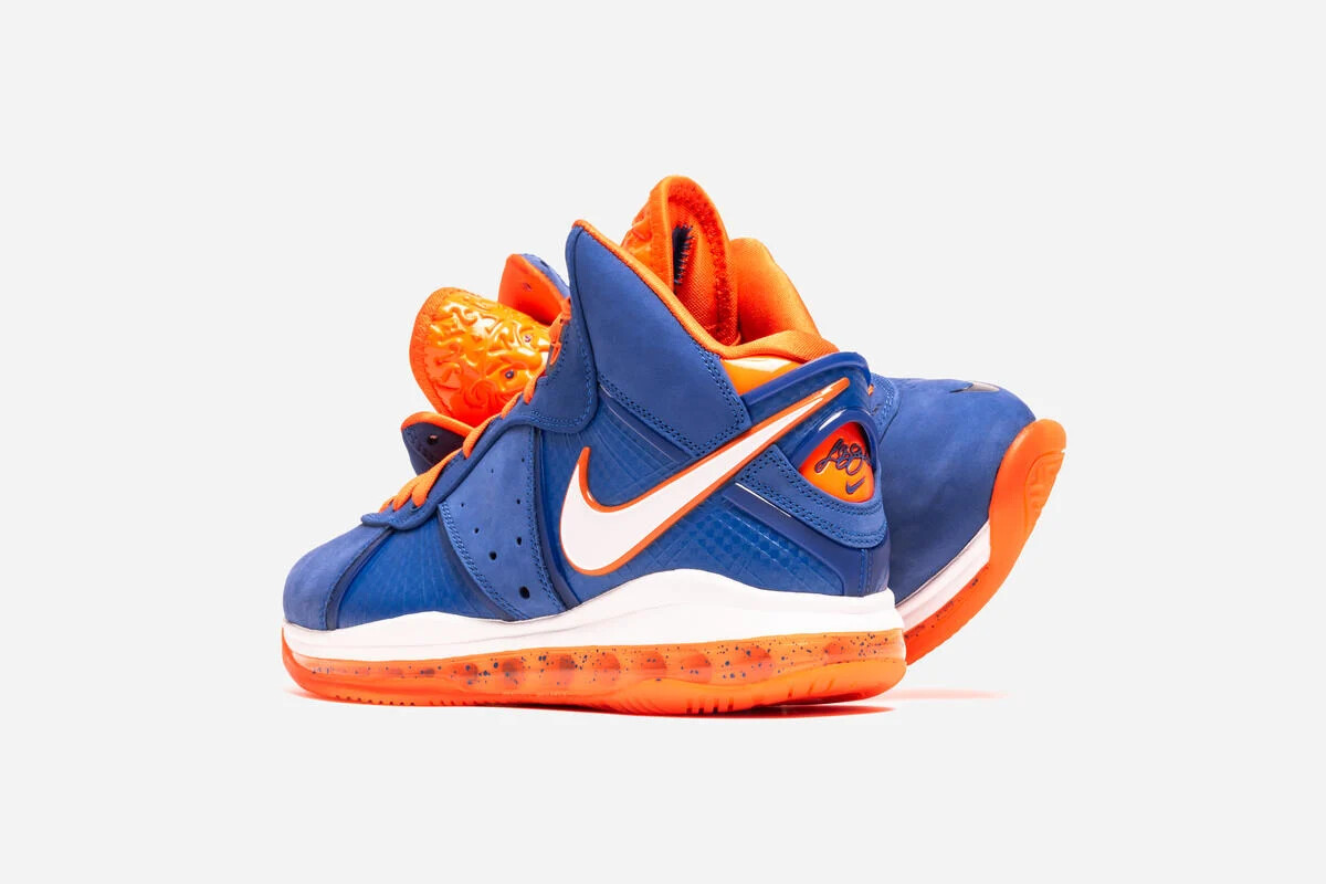 stockx lebron 8 blue and orange