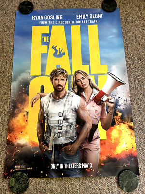 Fall Guy - Original DS movie poster 27x40 D/S Ryan Gosling & Emily Blunt  ;-)