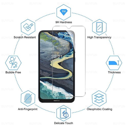 🛑Quality Tempered Glass Screen Protector ZTE BladeA51 A52/Lite A71 A72/5G A72S - Picture 3 of 19