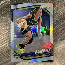 2025 Panini Prizm WNBA  JJ Quinerly Silver Prizm Rookie #95 Wings