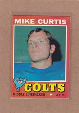 1971 TOPPS FOOTBALL MIKE CURTIS #80 COLTS EX *A40999