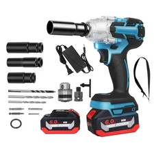 3-In-1 Cordless Electric Impact Wrench Drill Screwdriver w/ Brushless Motor Max
