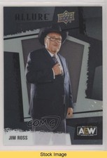 2022 Upper Deck Allure AEW Black Rainbow Jim Ross #90 HOF READ 0ps8