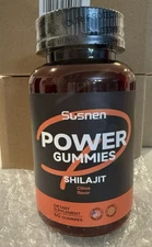 Susnen Power Gummies with Shilajit, Citrus Flavor, 60 Count